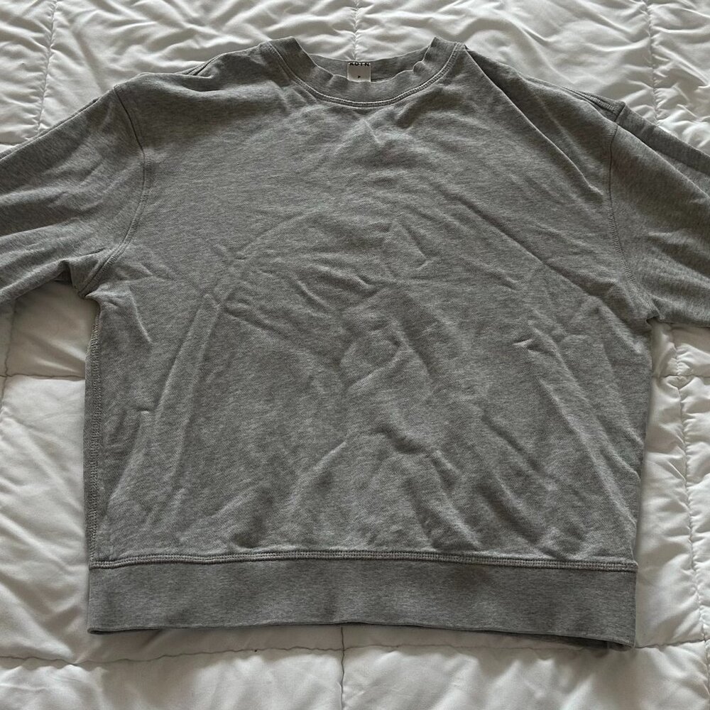 KOTN GREY COTTON CREWNECK